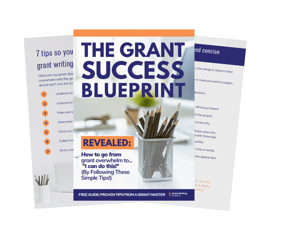 7 Proven Strategies to increase your success rate with grants, Grant Writing Academy, Prue Saxby, Master Grant Writer